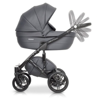 Дитяча коляска 2 в 1 Riko Naturo Ecco Anthracite